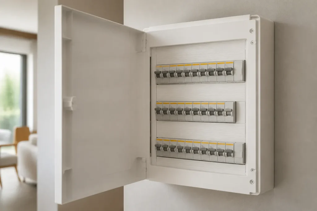 Tableau electrique neuf avec disjoncteurs