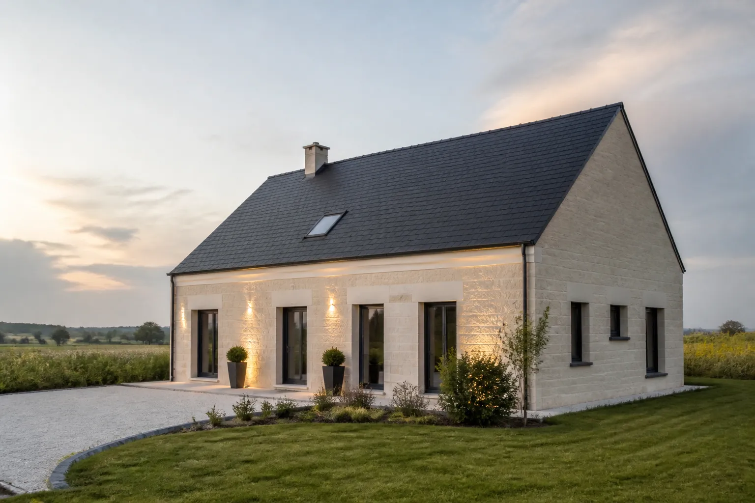 Maison individuelle neuve, Aisne
