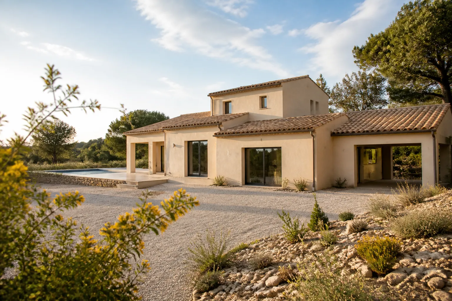Maison individuelle neuve, Gard
