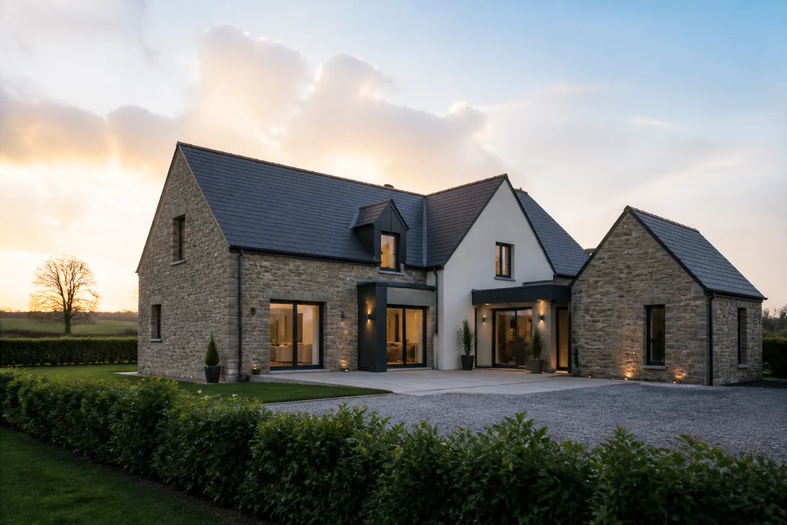 Maison individuelle neuve, Mayenne